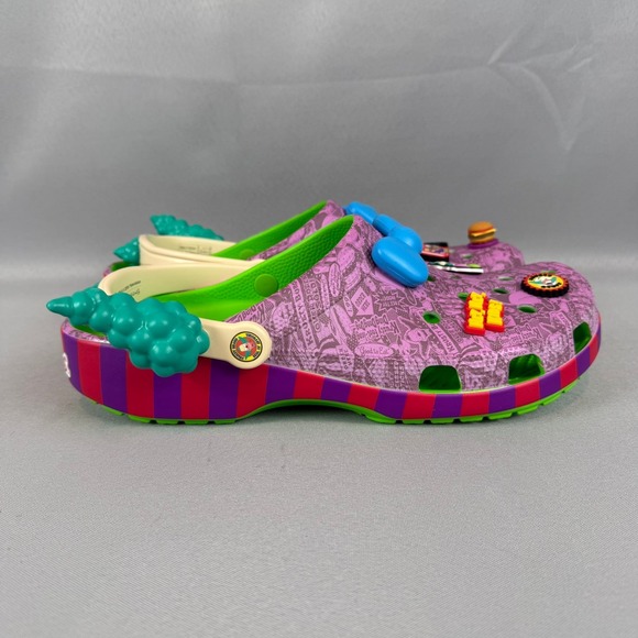 Crocs x Krusty the Clown Classic Clogs Mens 13 The Simpsons 211107-90H New NWT - Picture 5 of 8